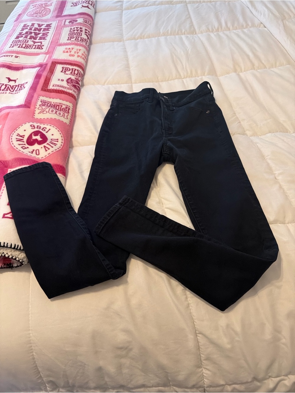 Express Black Skinny Jeans — Classic Stretch Fit
